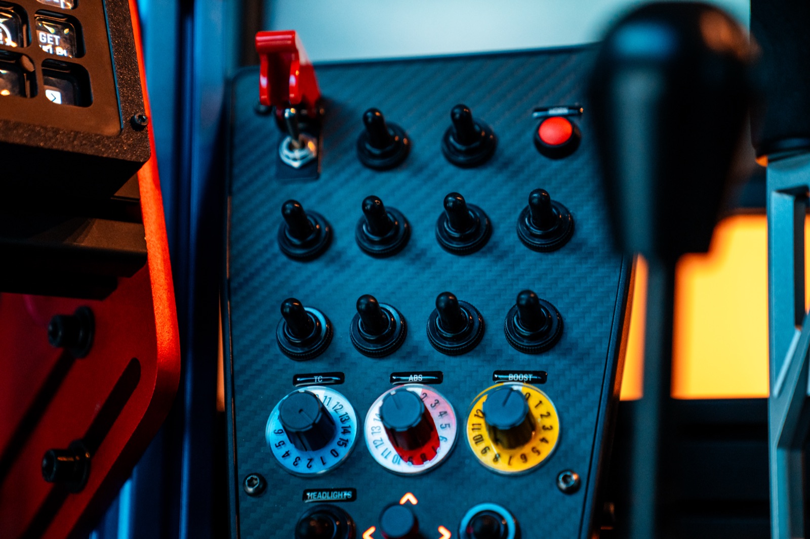 Racing simulator rental setup for event in Opa-locka, Florida