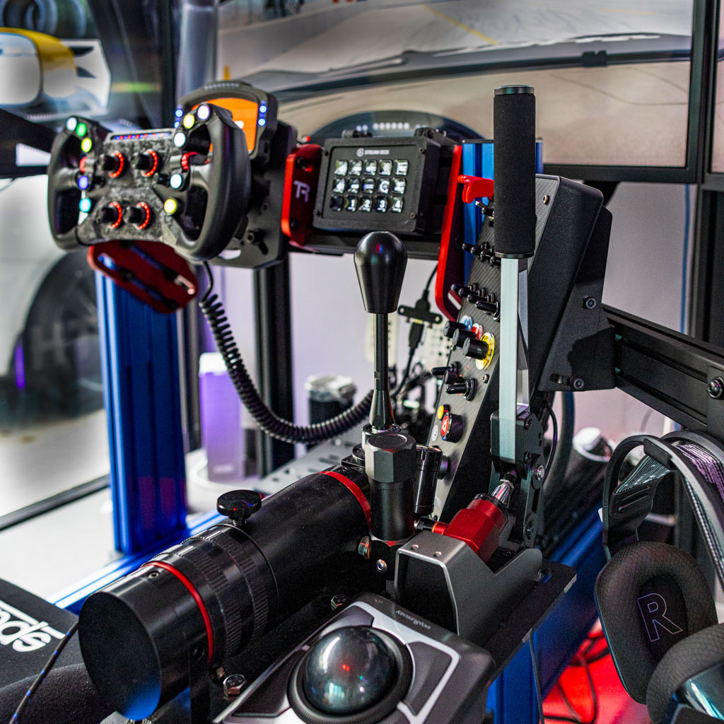 Shift Arcade Miami racing simulator showroom