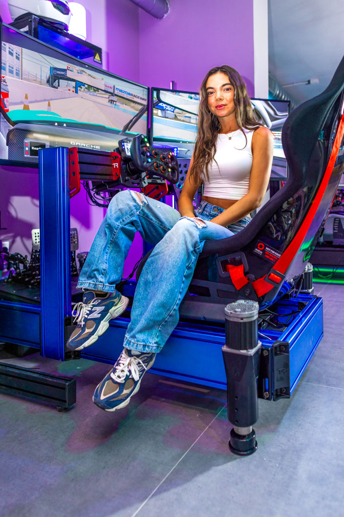 Shift Arcade Miami racing simulator showroom