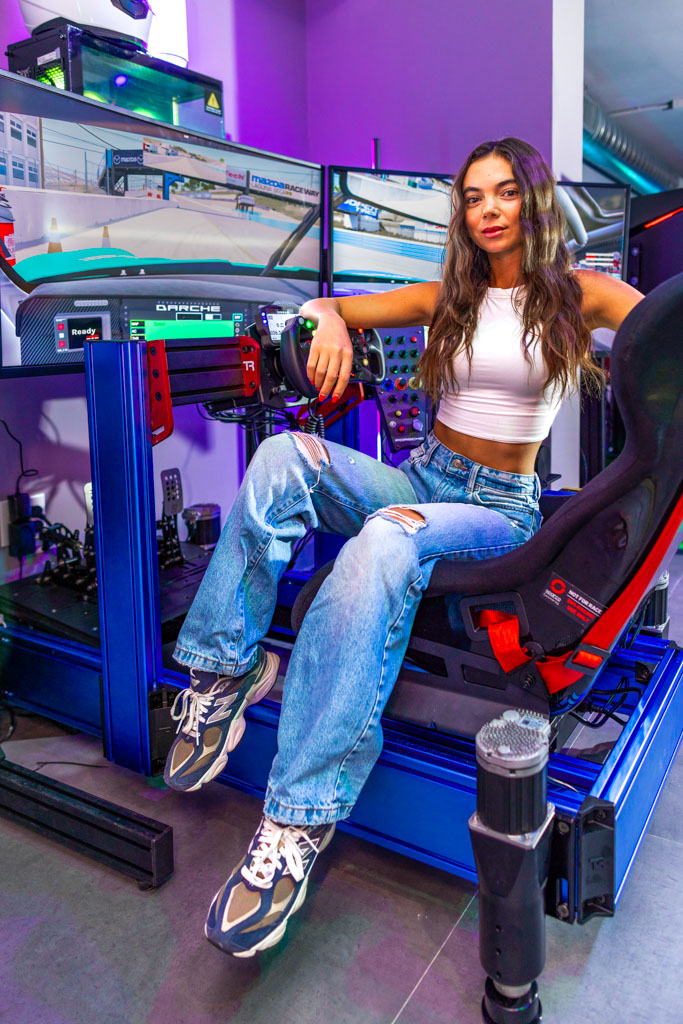 Shift Arcade Miami racing simulator showroom