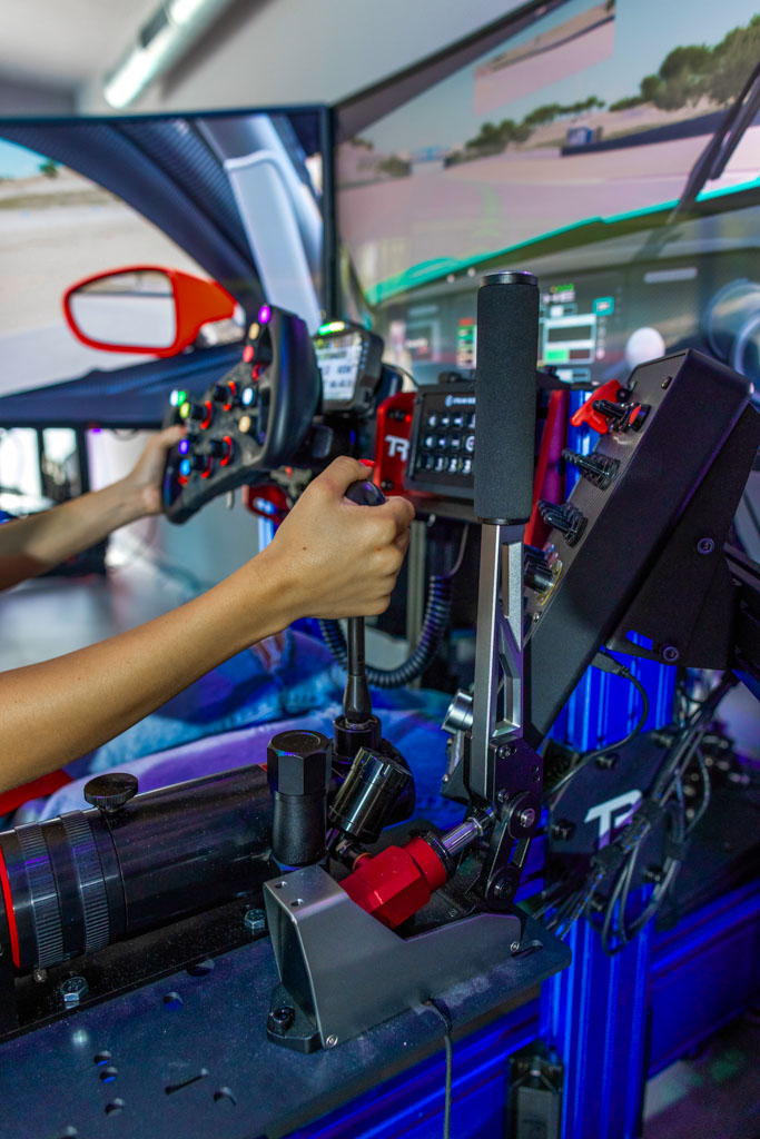 Racing simulator rental setup for event in Oakland Park, Florida